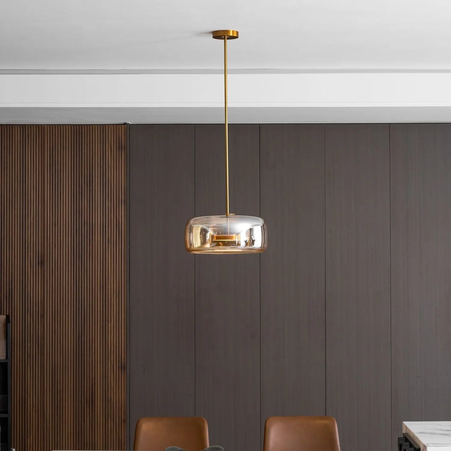 Metro Sphere Glass Pendant Lamp Erbstuk