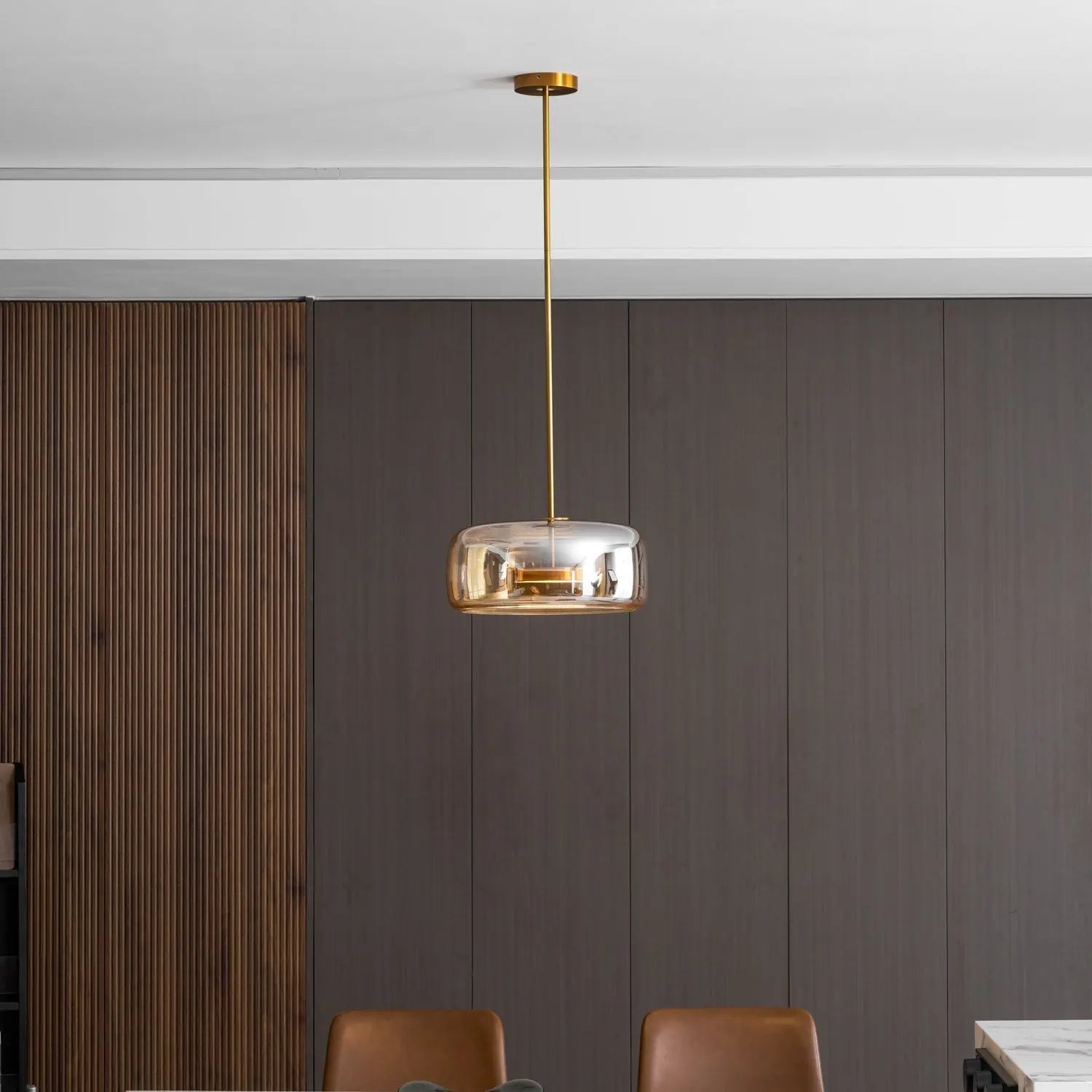 Metro Sphere Glass Pendant Lamp Erbstuk
