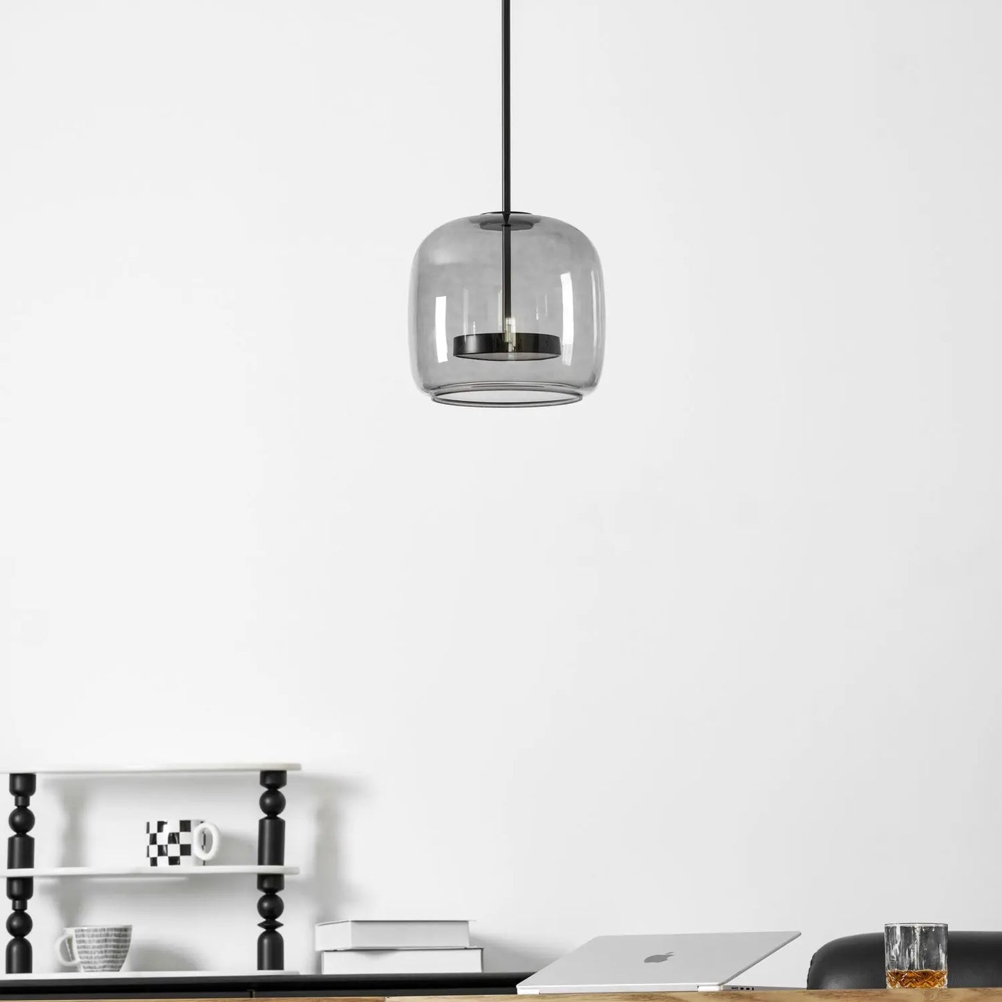 Metro Sphere Glass Pendant Lamp Erbstuk