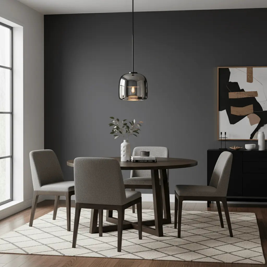 Metro Sphere Glass Pendant Lamp Erbstuk