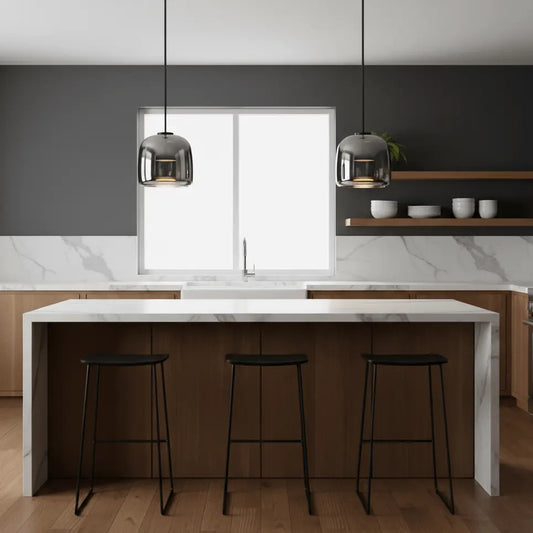 Metro Sphere Glass Pendant Lamp Erbstuk