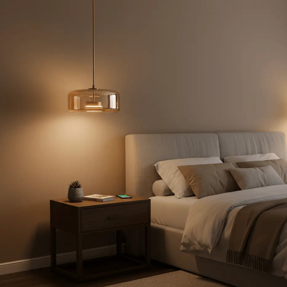 Metro Sphere Glass Pendant Lamp Erbstuk