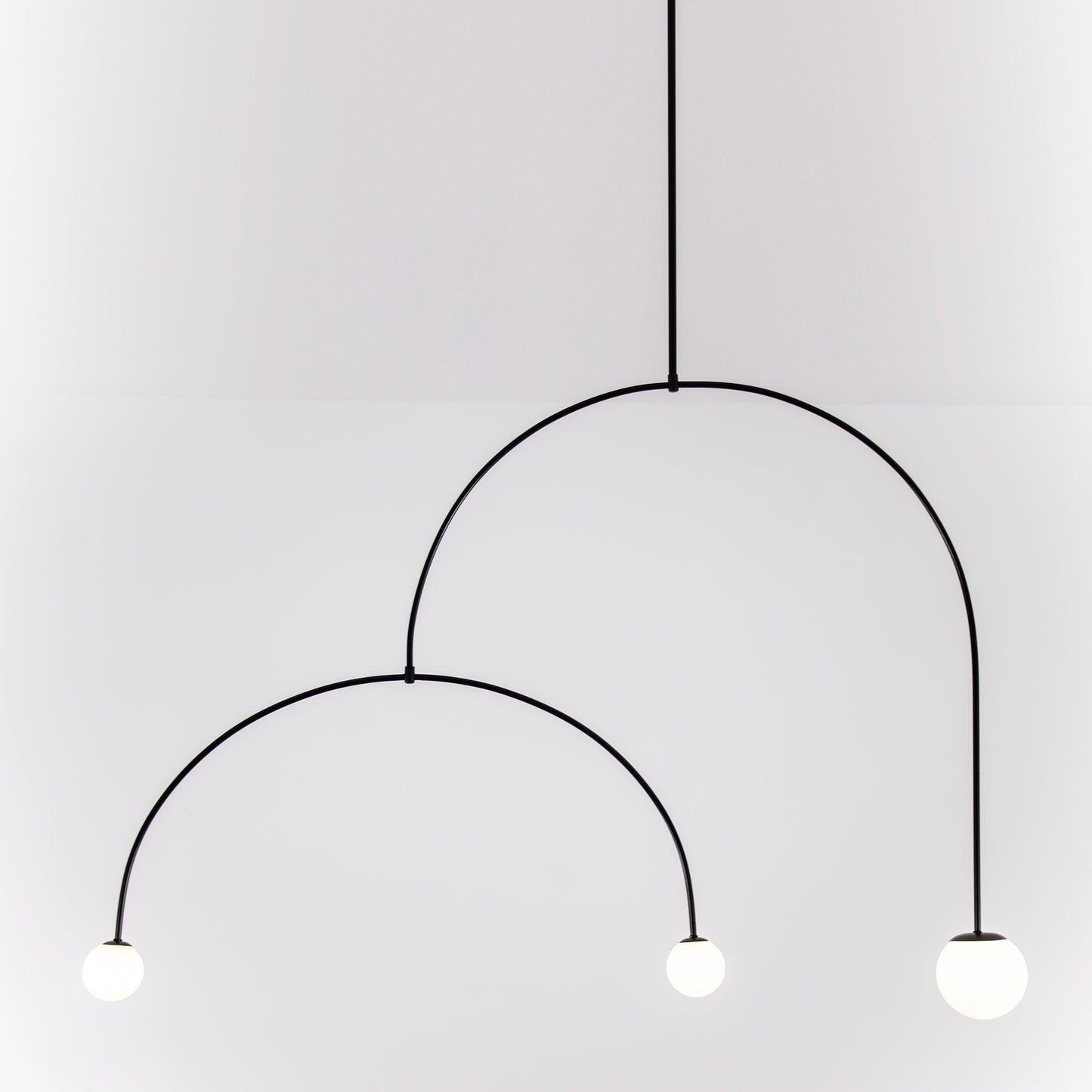 Oslo Opal Glass Globe Chandelier