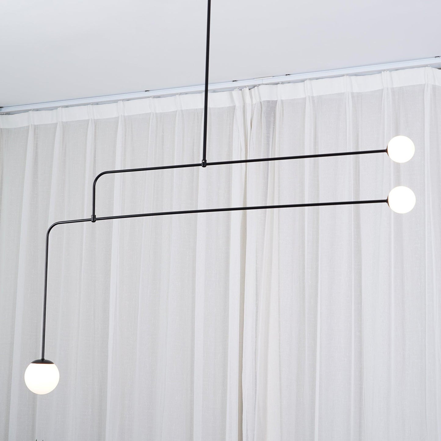 Oslo Opal Glass Globe Chandelier