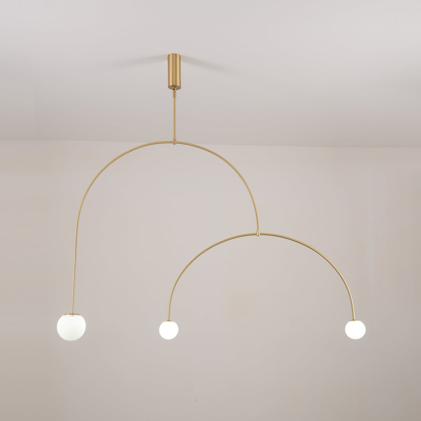 Oslo Opal Glass Globe Chandelier