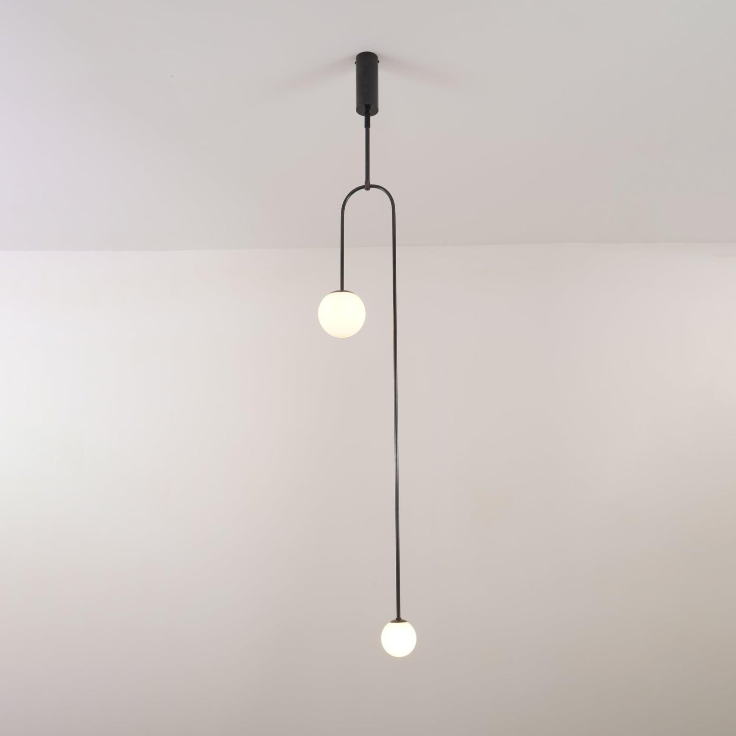 Oslo Opal Glass Globe Chandelier