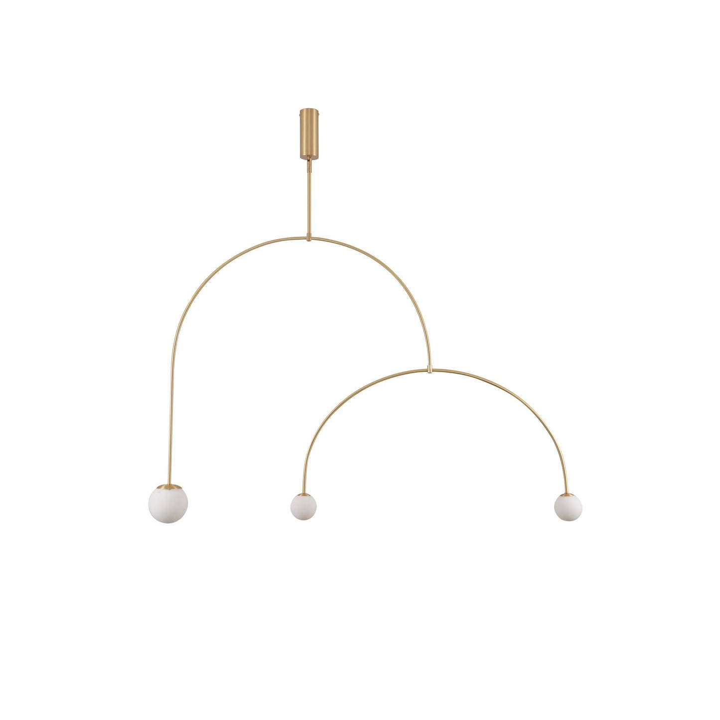 Oslo Opal Glass Globe Chandelier