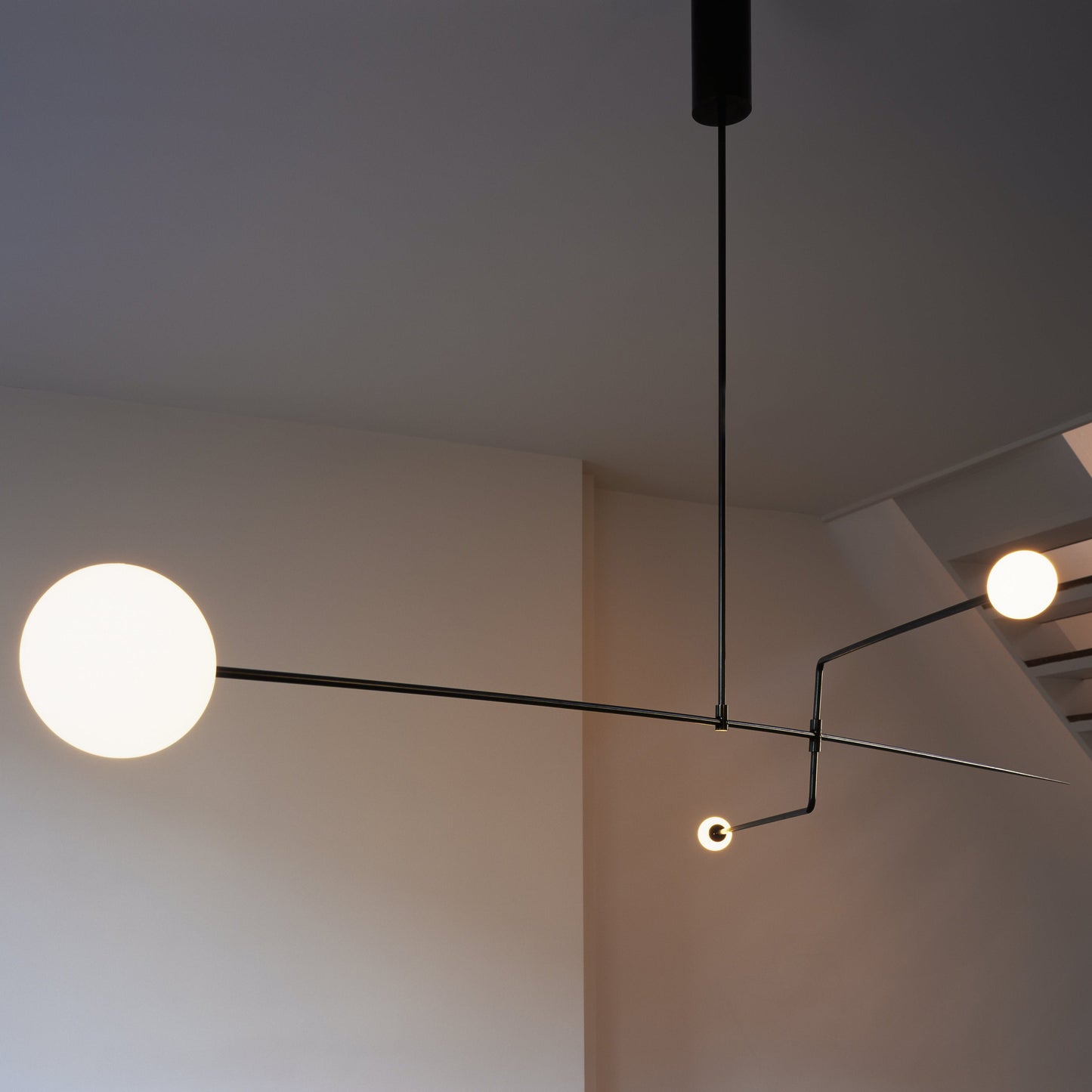 Oslo Opal Glass Globe Chandelier