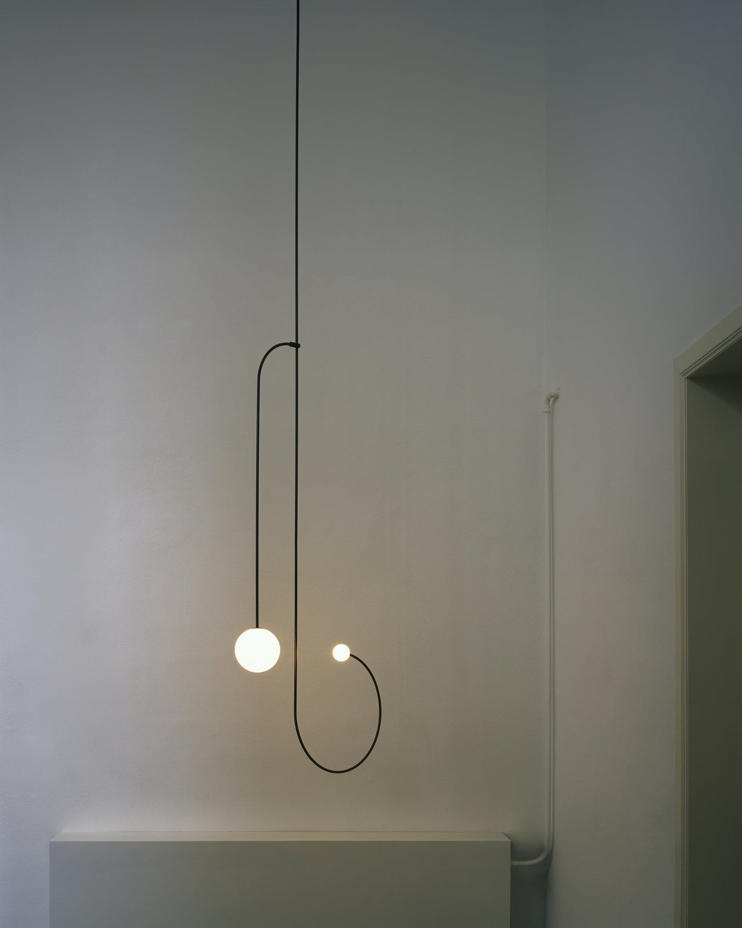 Oslo Opal Glass Globe Chandelier
