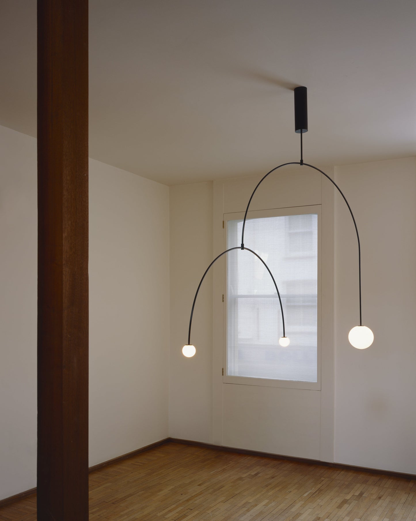 Oslo Opal Glass Globe Chandelier