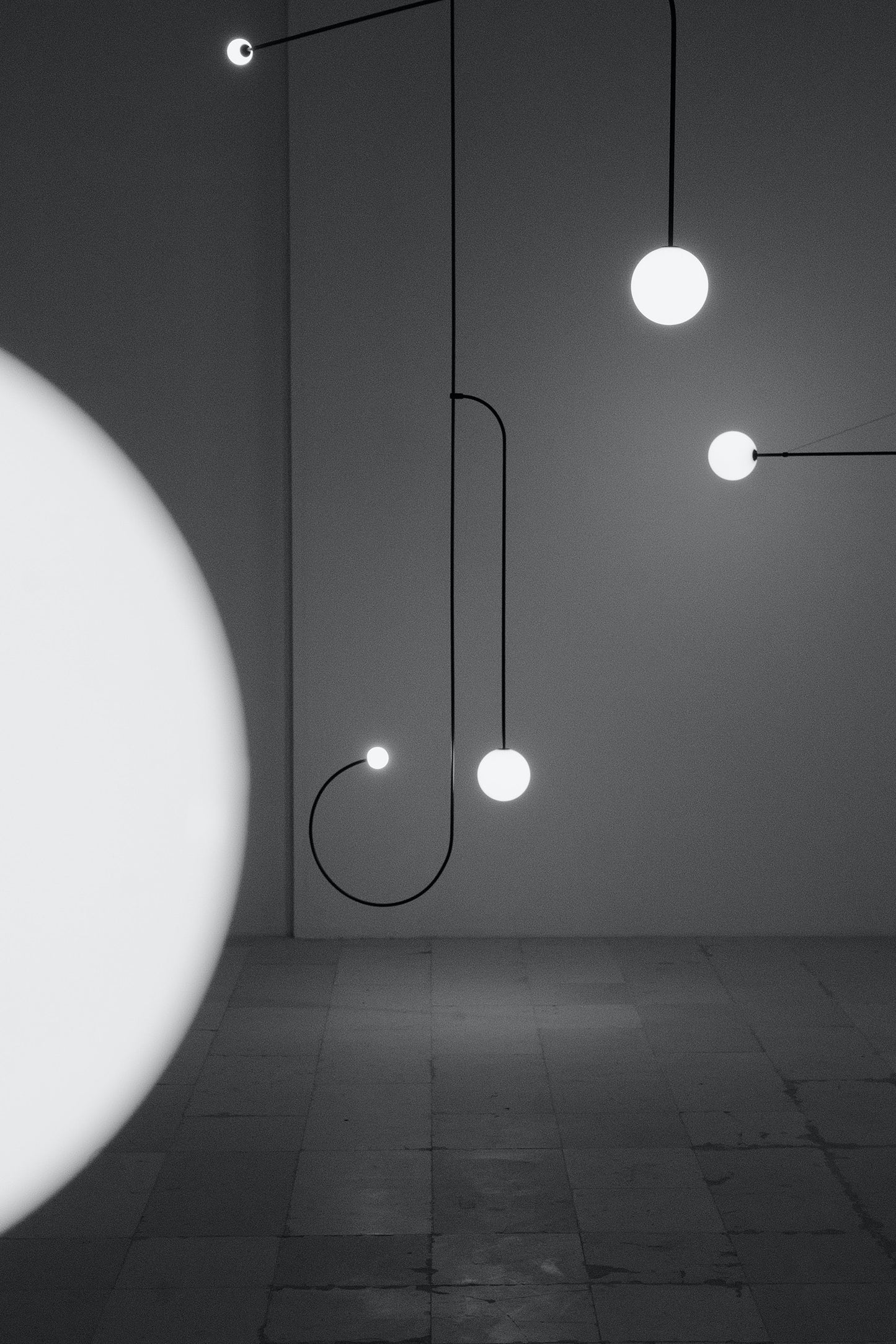 Oslo Opal Glass Globe Chandelier