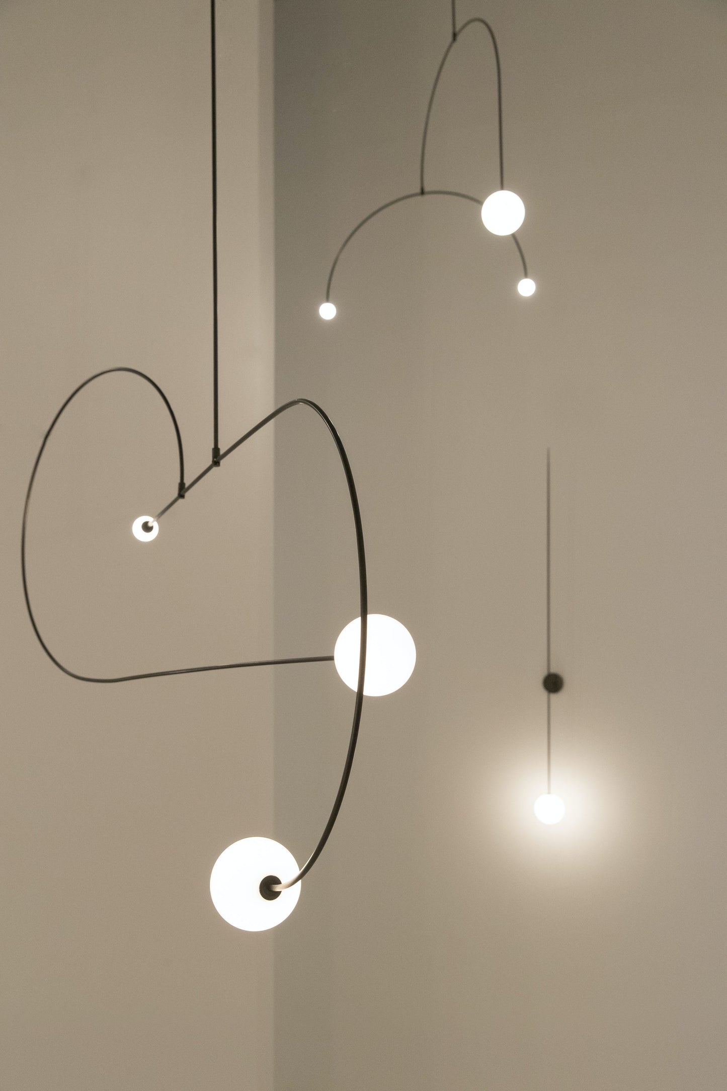 Oslo Opal Glass Globe Chandelier