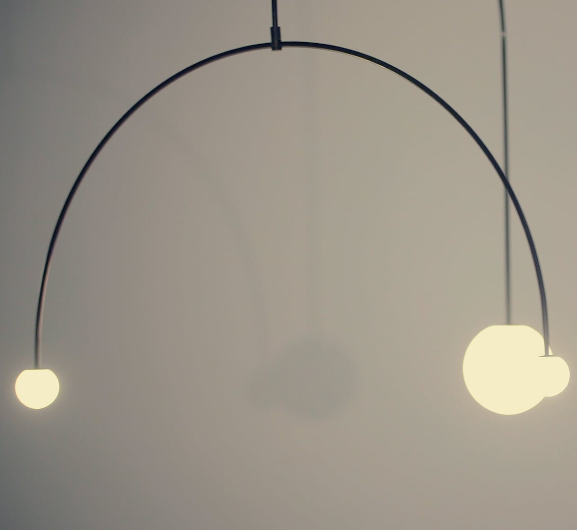 Oslo Opal Glass Globe Chandelier