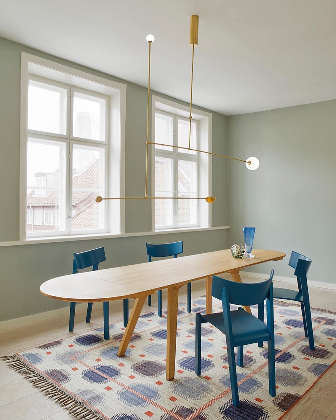 Oslo Opal Glass Globe Chandelier