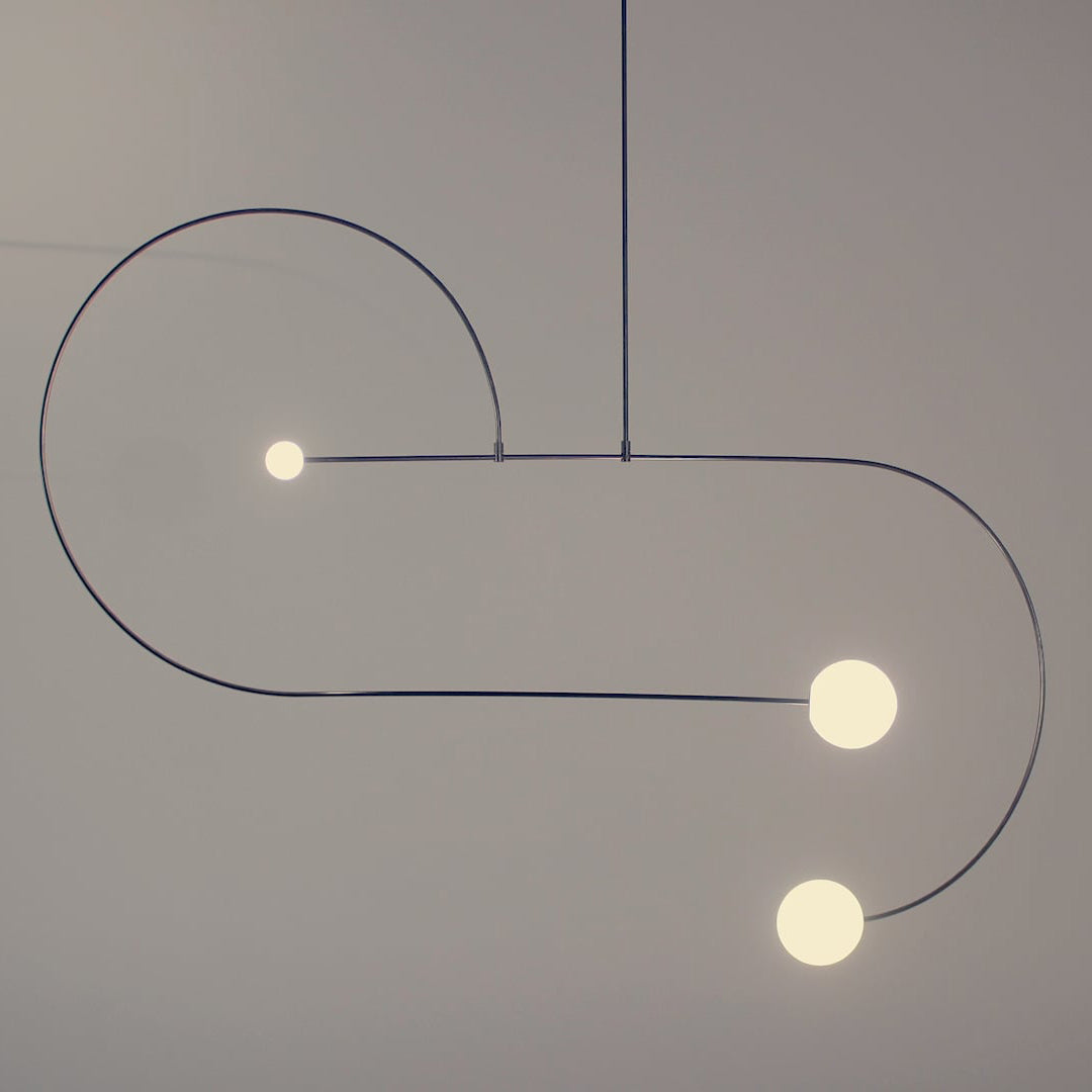 Oslo Opal Glass Globe Chandelier