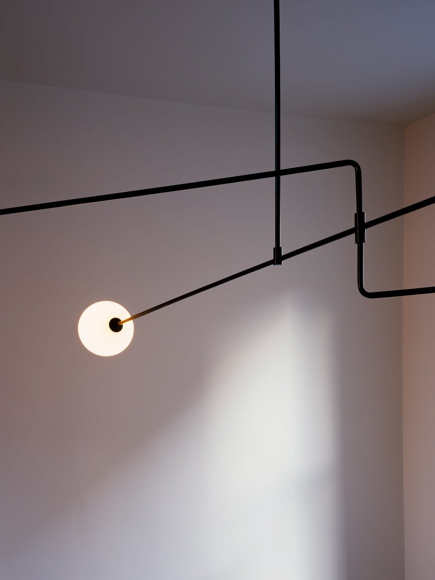 Oslo Opal Glass Globe Chandelier