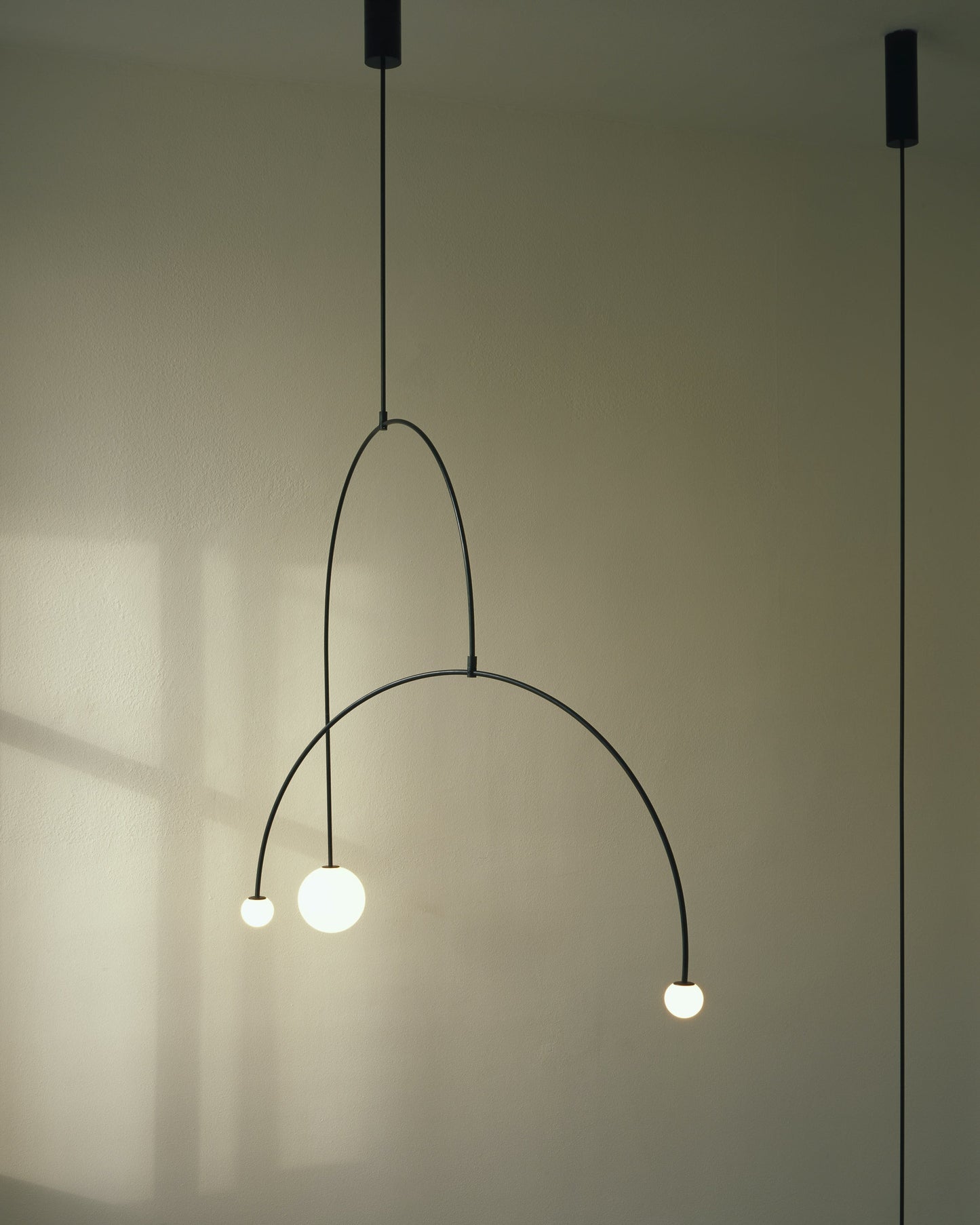 Oslo Opal Glass Globe Chandelier