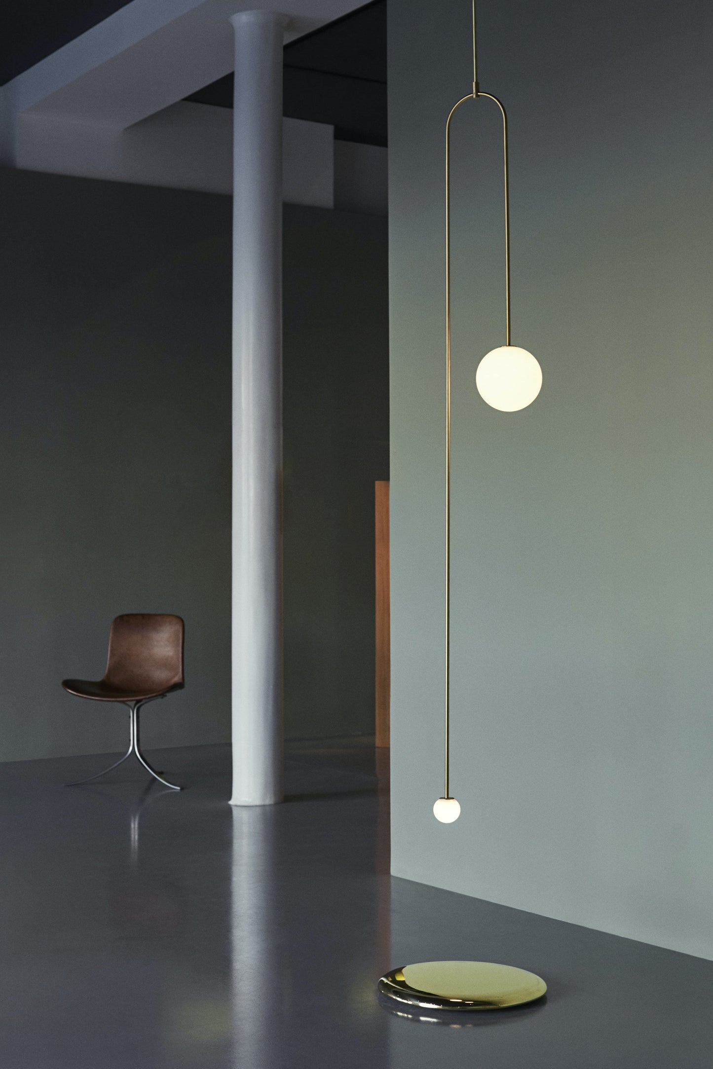 Oslo Opal Glass Globe Chandelier
