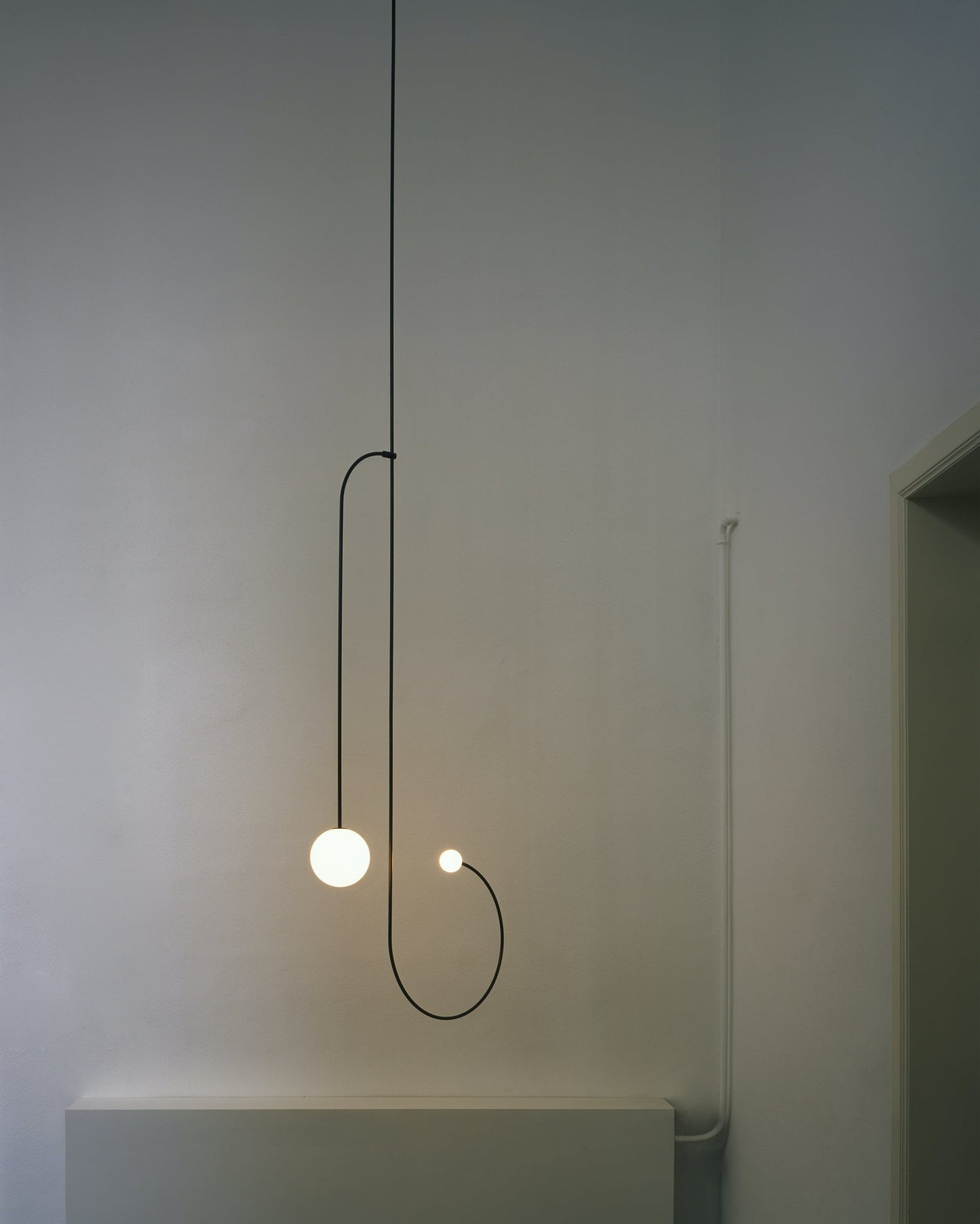 Oslo Opal Glass Globe Chandelier