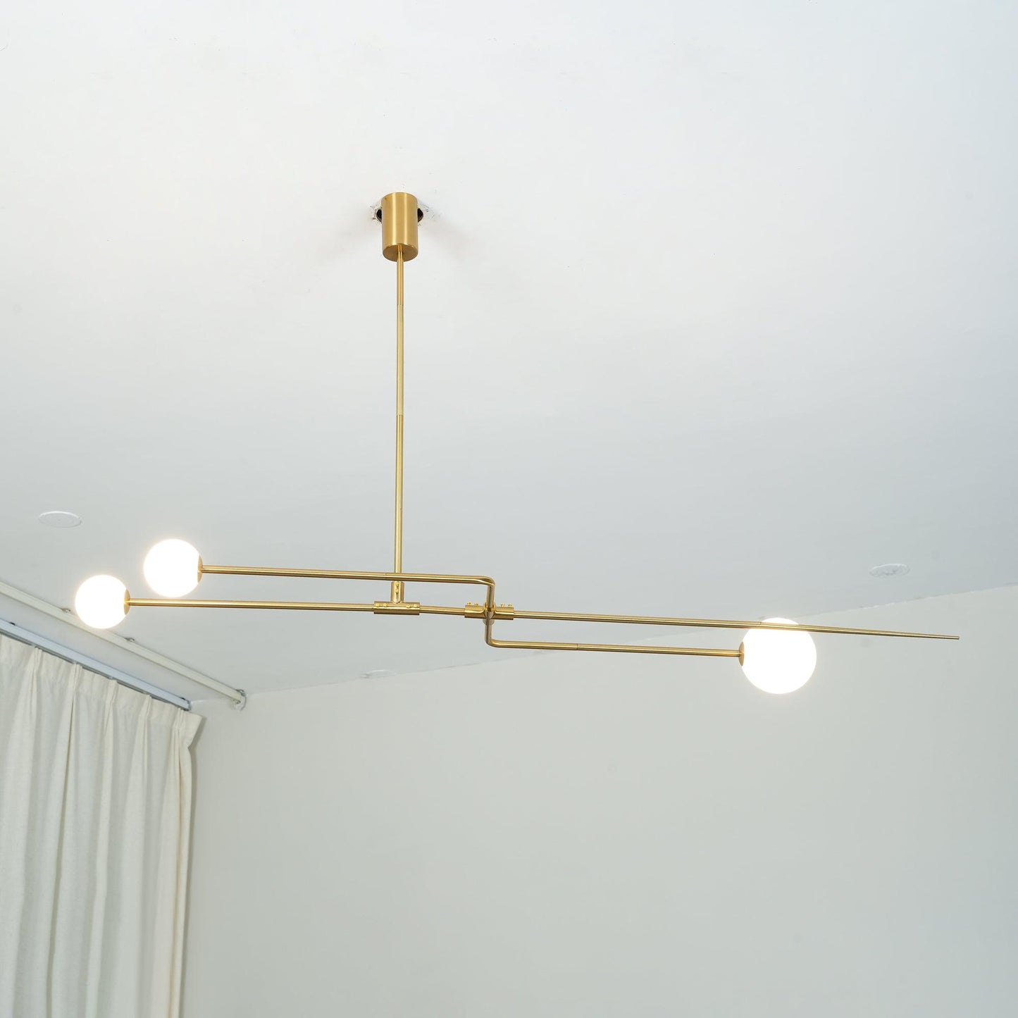 Oslo Opal Glass Globe Chandelier
