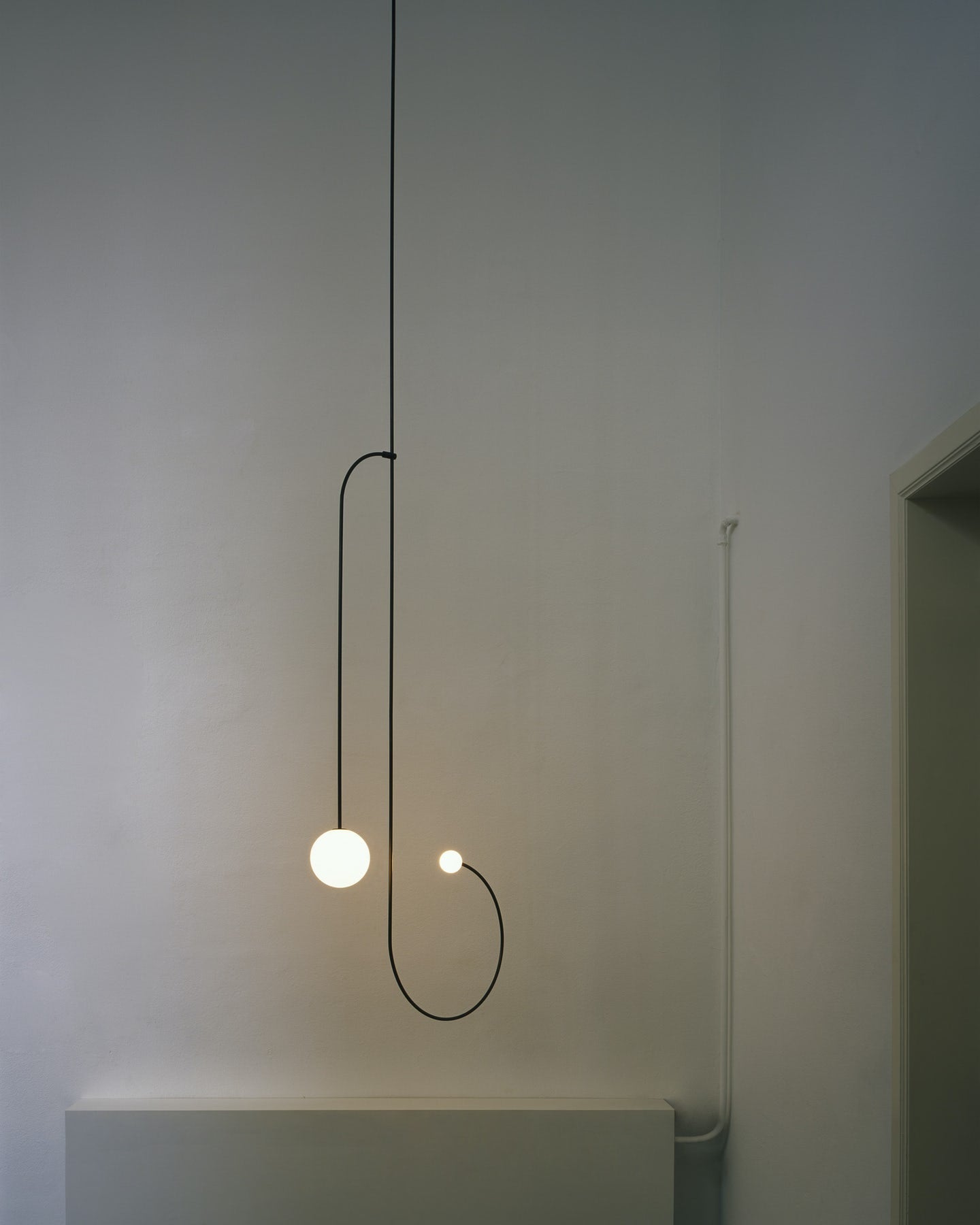 Oslo Opal Glass Globe Chandelier