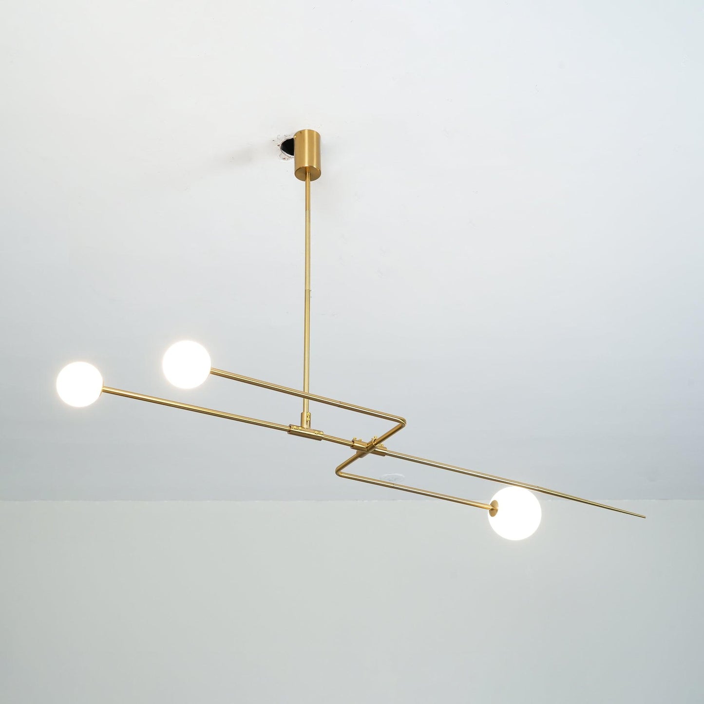 Oslo Opal Glass Globe Chandelier