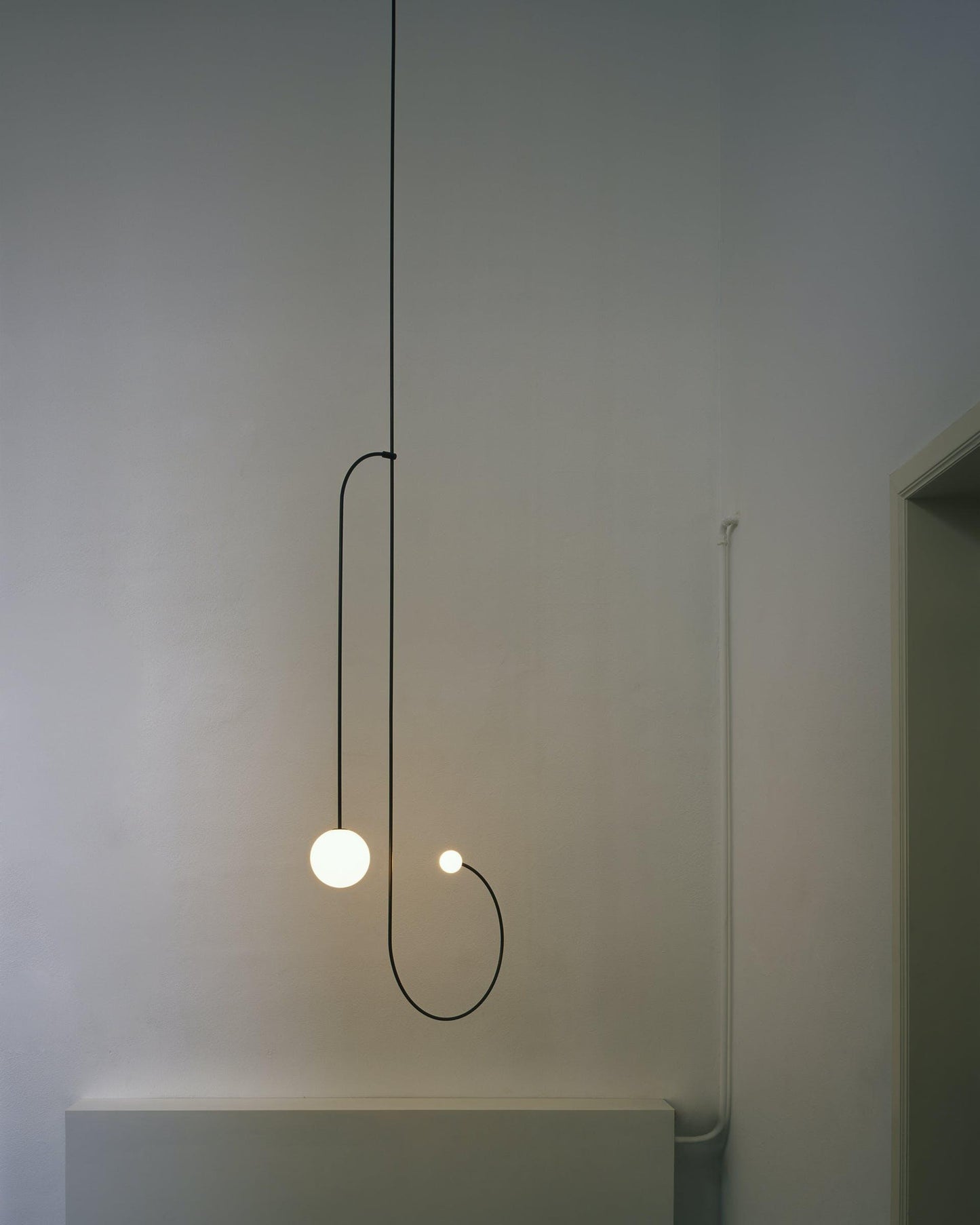 Oslo Opal Glass Globe Chandelier