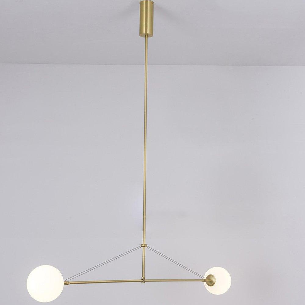 Oslo Opal Glass Globe Chandelier