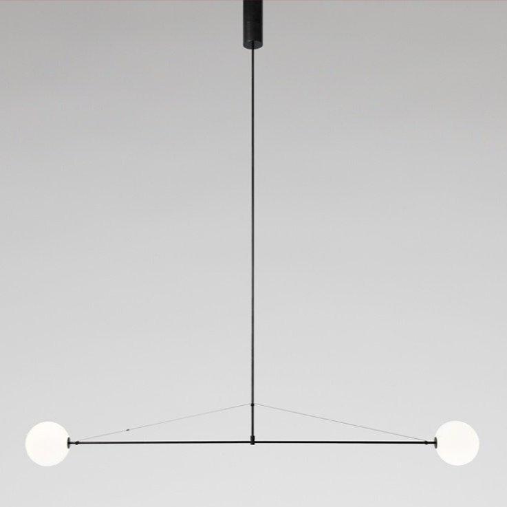 Oslo Opal Glass Globe Chandelier
