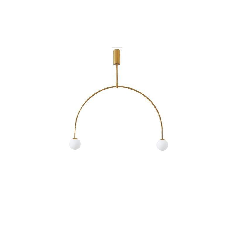 Oslo Opal Glass Globe Chandelier