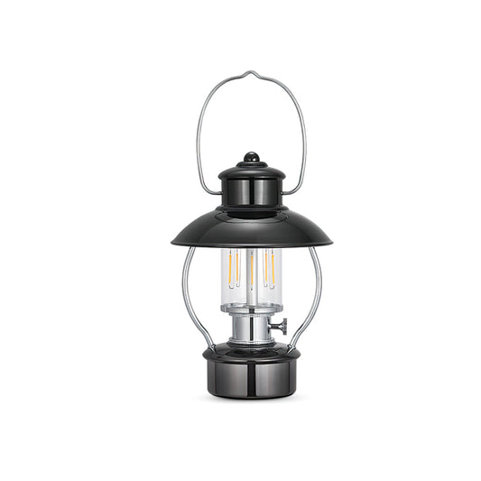 Glass Lantern Cordless Outdoor Table Lamp