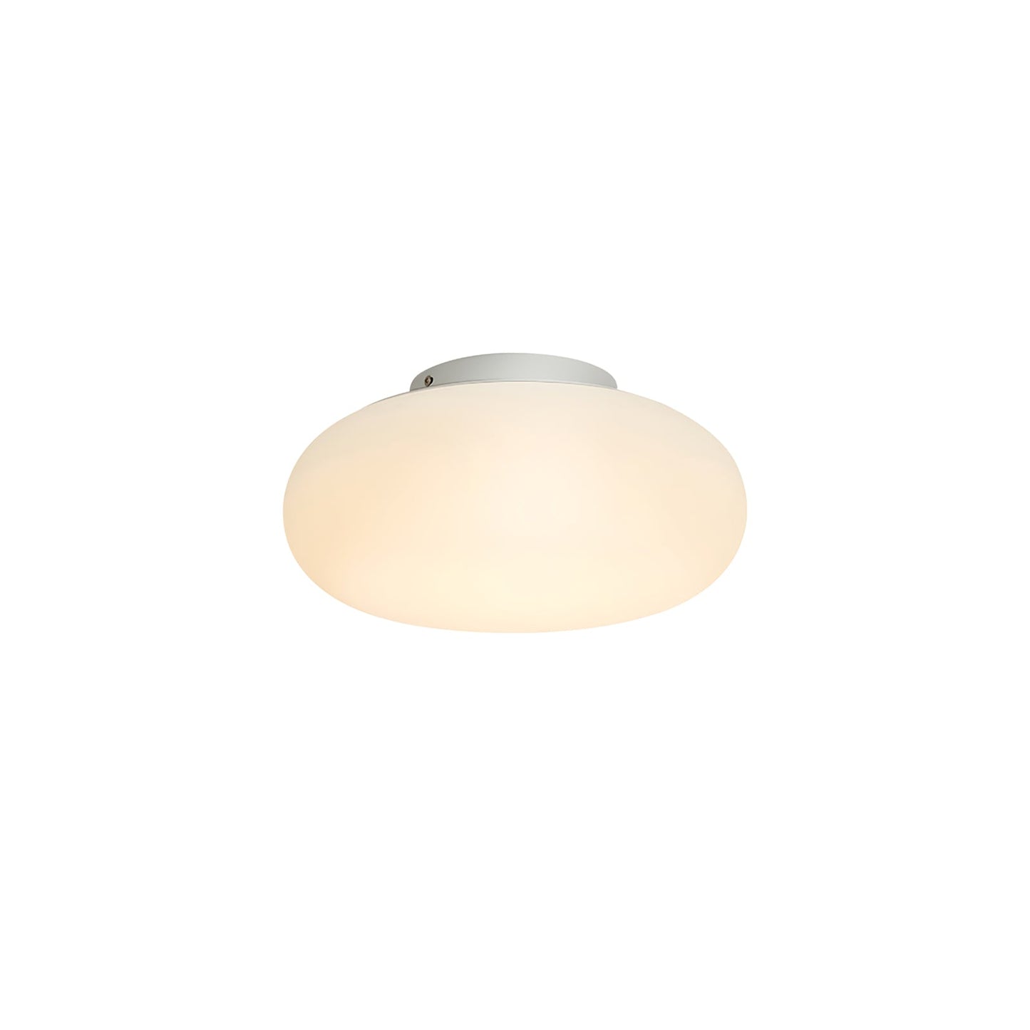 Opal Glass Ellipsoid Flush Mount Ceiling Light