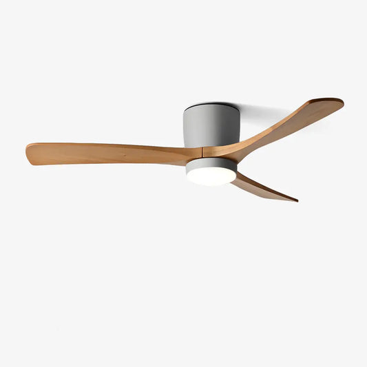 Nordic Wooden Ceiling Fan Light Erbstuk