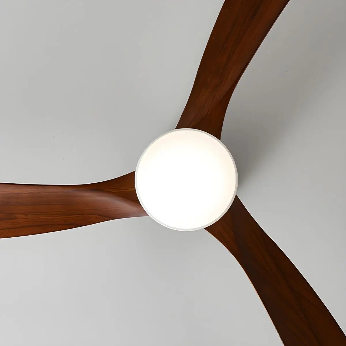 Nordic Wooden Ceiling Fan Light Erbstuk