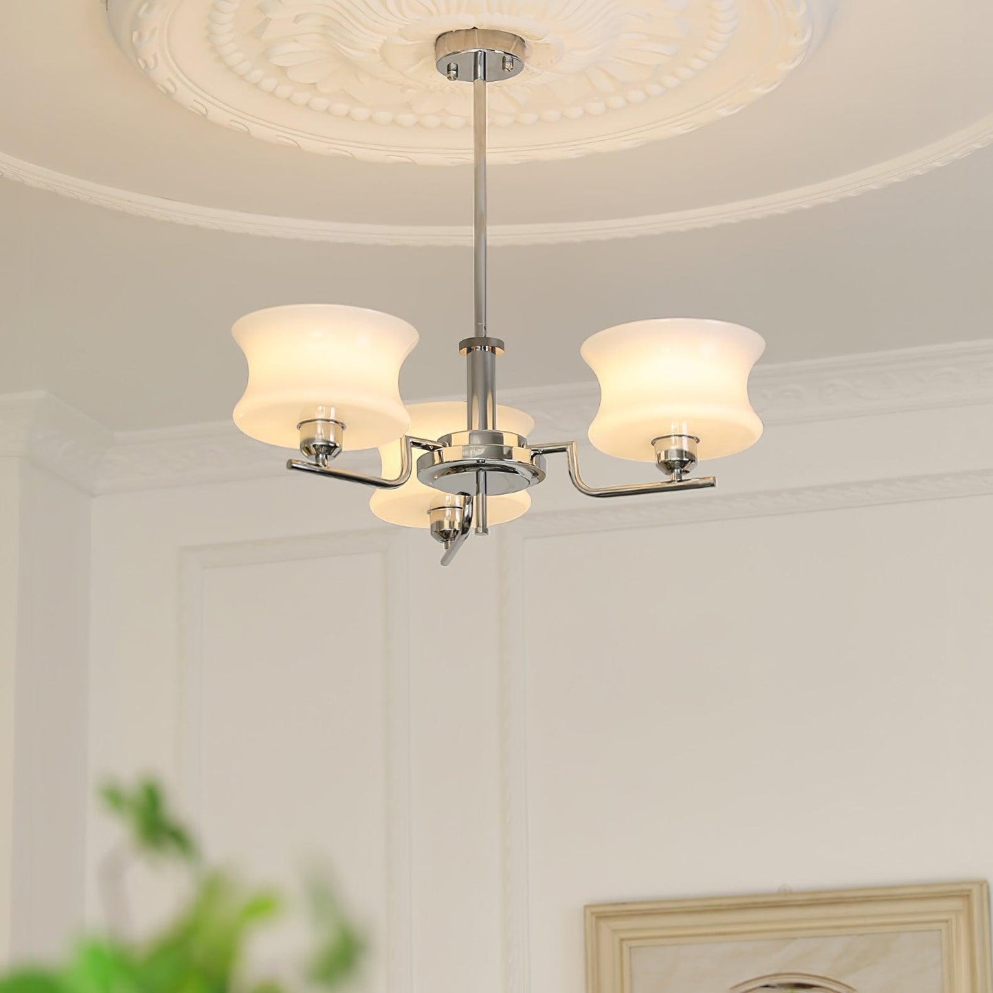 Astoria Art Deco Globe Chandelier