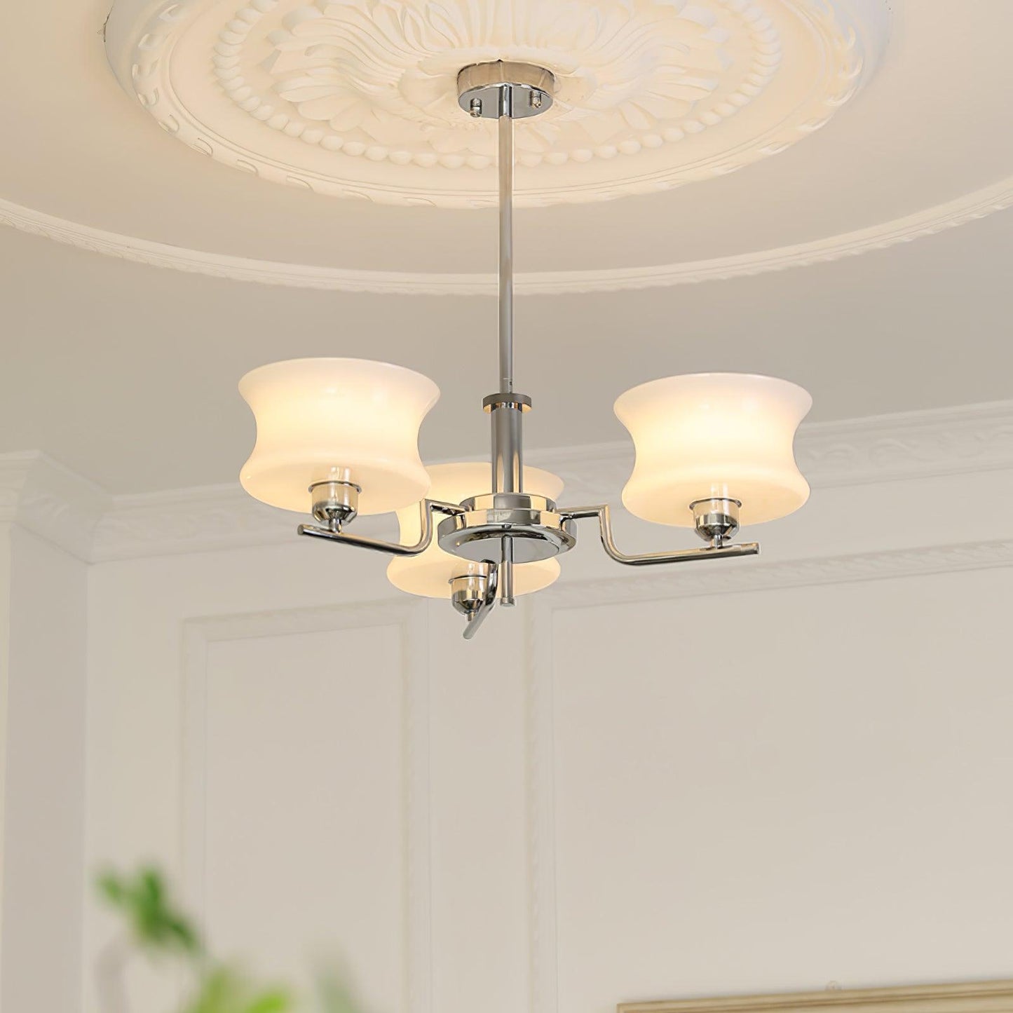 Astoria Art Deco Globe Chandelier