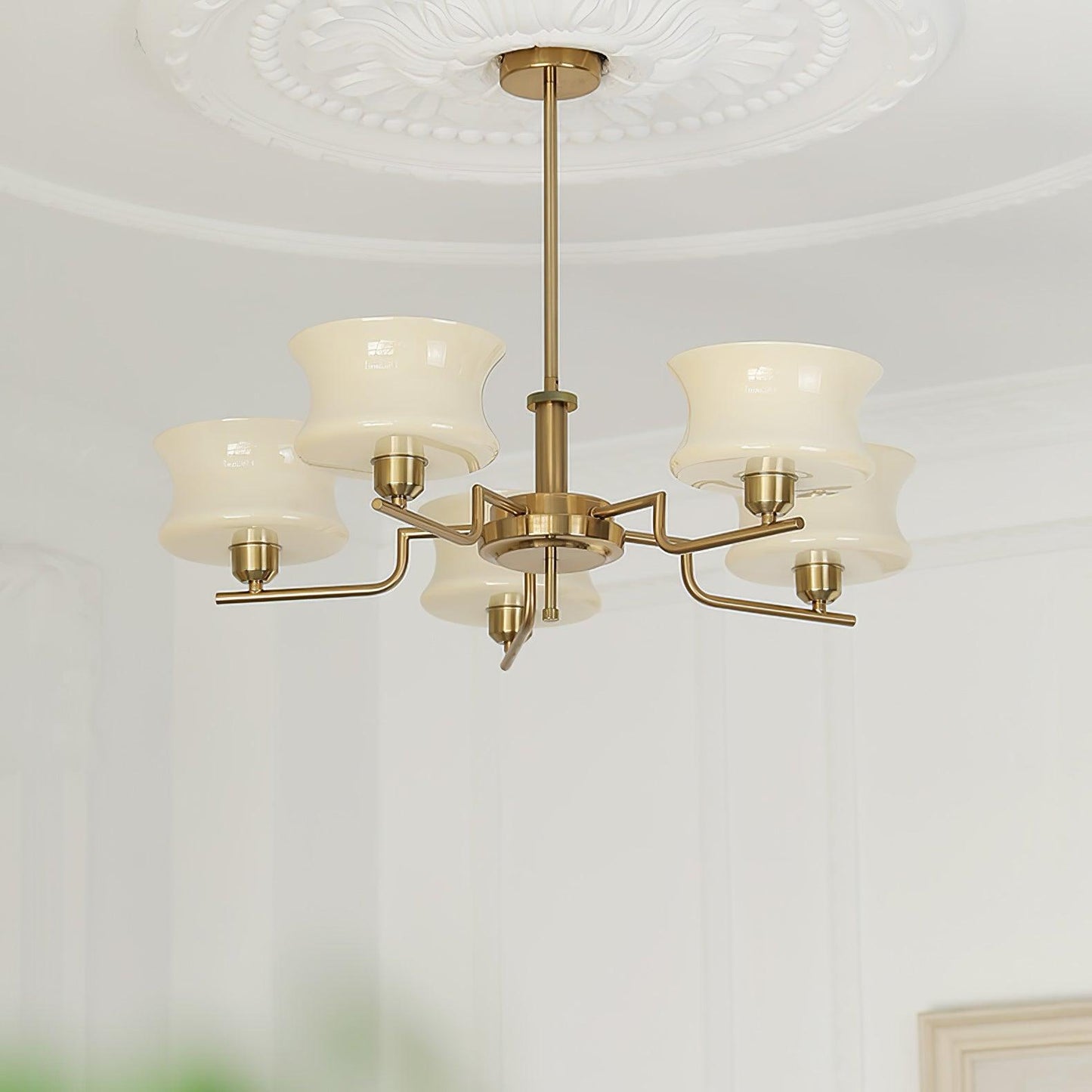Astoria Art Deco Globe Chandelier