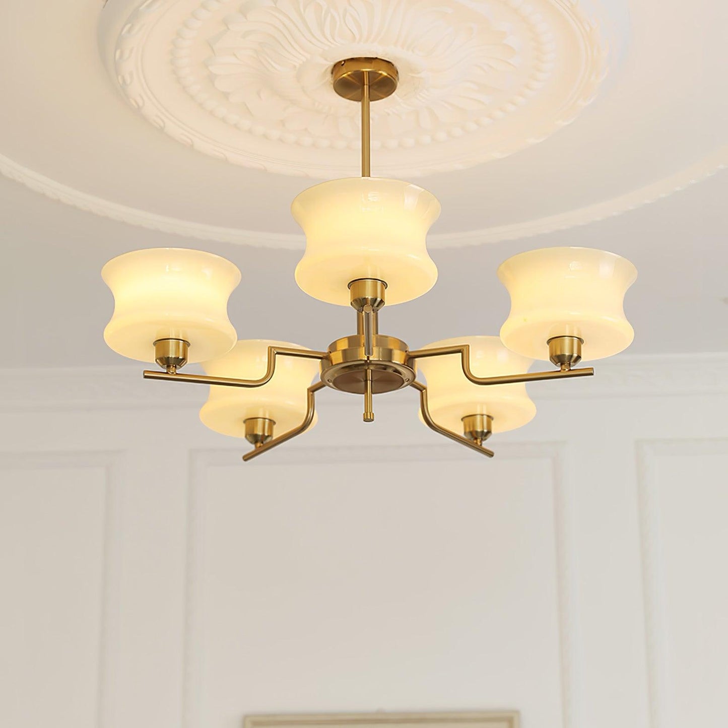 Astoria Art Deco Globe Chandelier