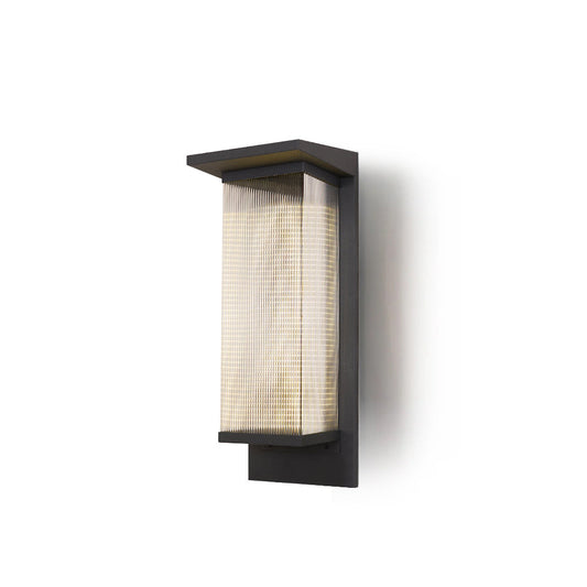 Tall Box Outdoor Wall Sconce