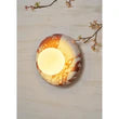 Strata Wall Sconce — Natural Stone Sconce with Frosted Glass Globe