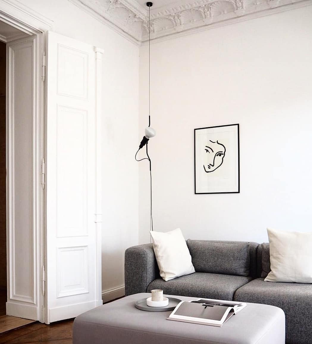 Adjustable Tension Rod Floor to Ceiling Lamp