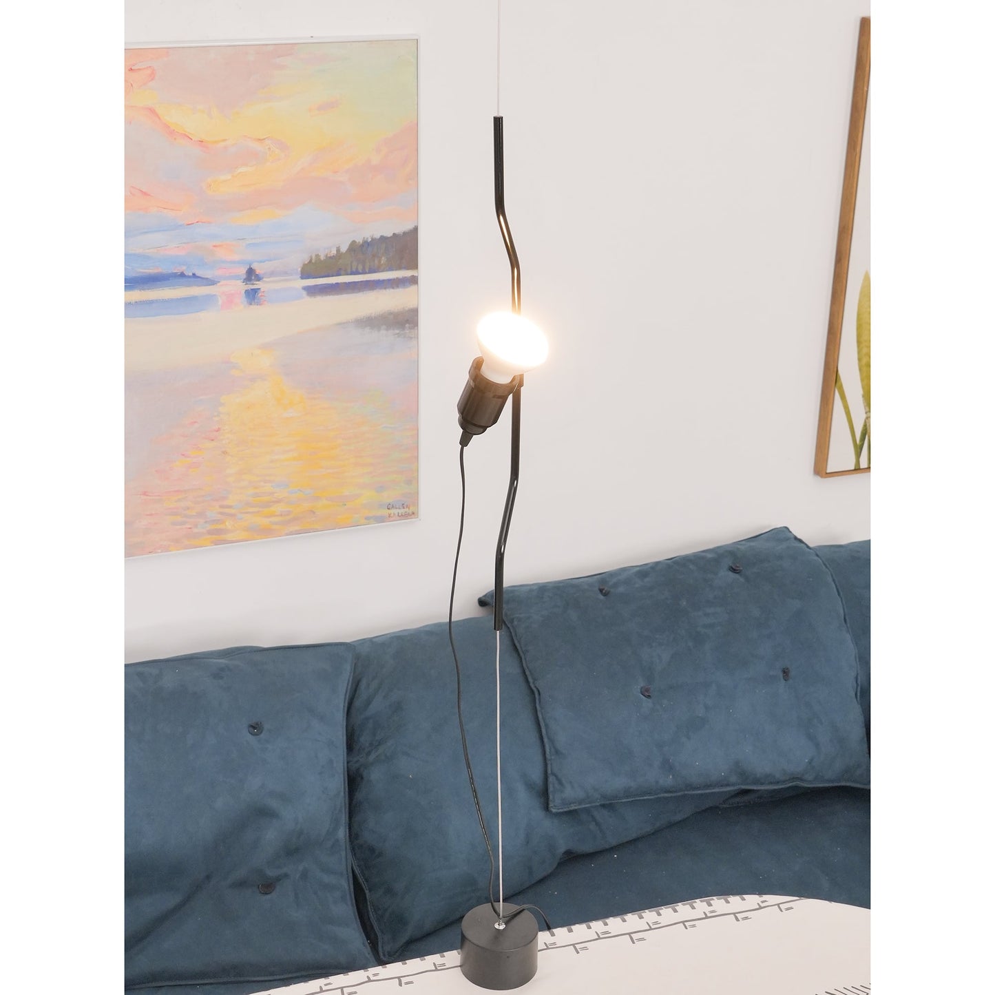 Adjustable Tension Rod Floor to Ceiling Lamp