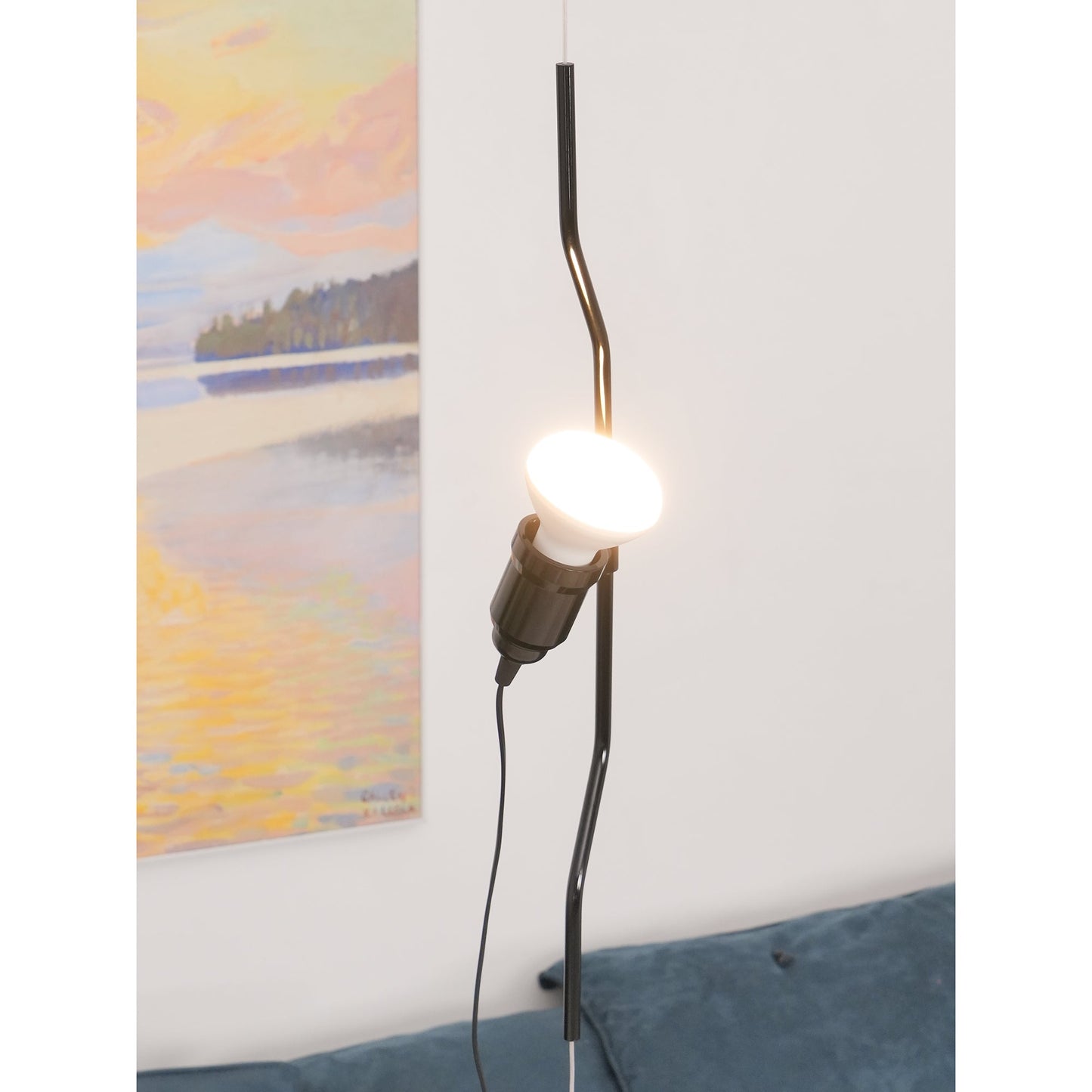 Adjustable Tension Rod Floor to Ceiling Lamp