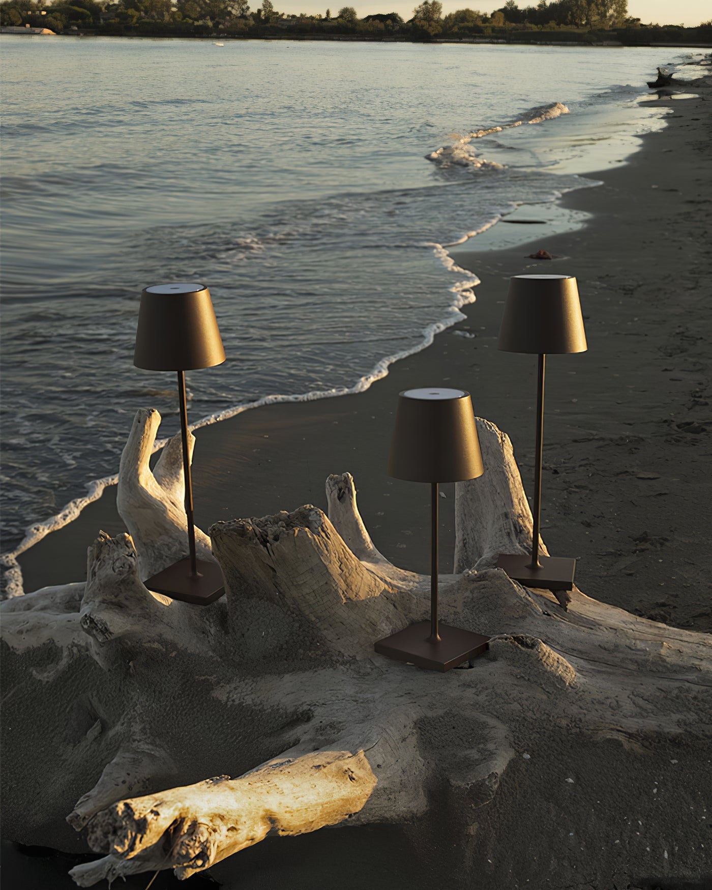 Aluminium Dome Cordless Table Lamp