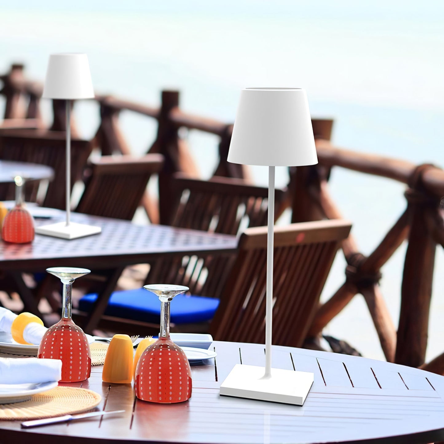 Aluminium Dome Cordless Table Lamp