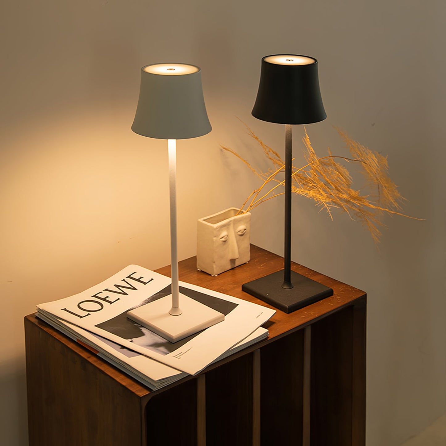 Aluminium Dome Cordless Table Lamp
