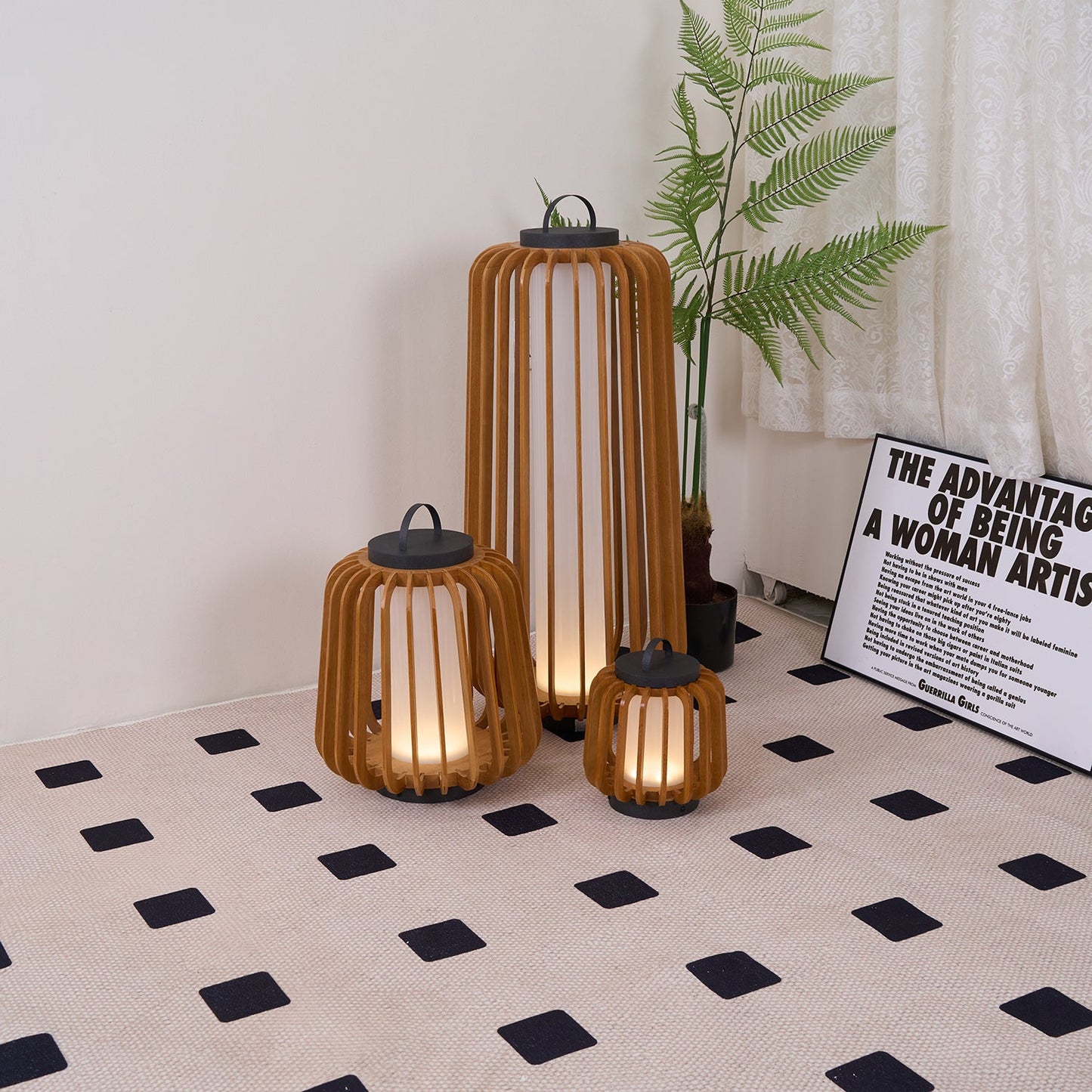 Weatherproof Column Outdoor Table Lamp