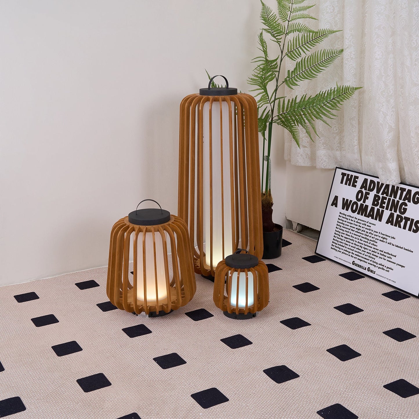 Weatherproof Column Outdoor Table Lamp