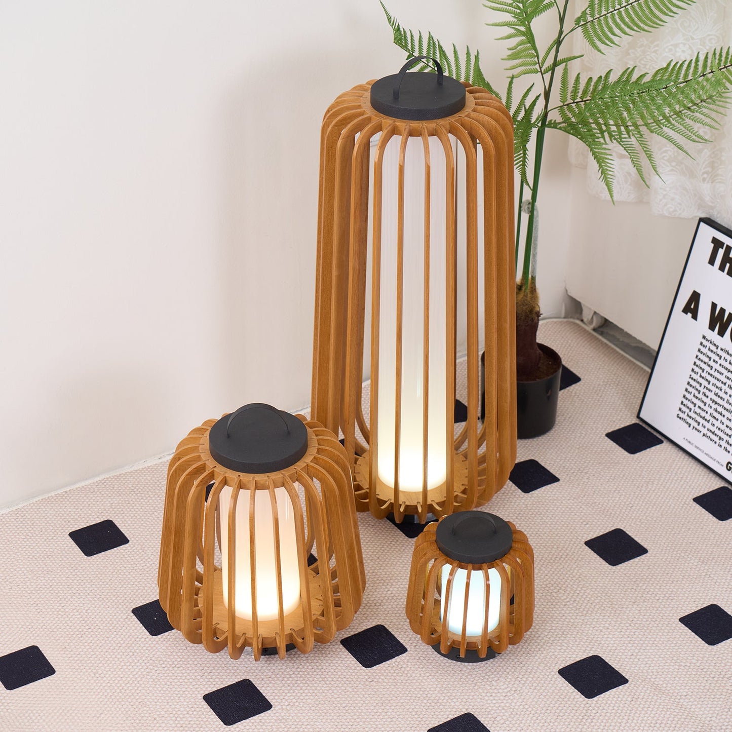 Weatherproof Column Outdoor Table Lamp