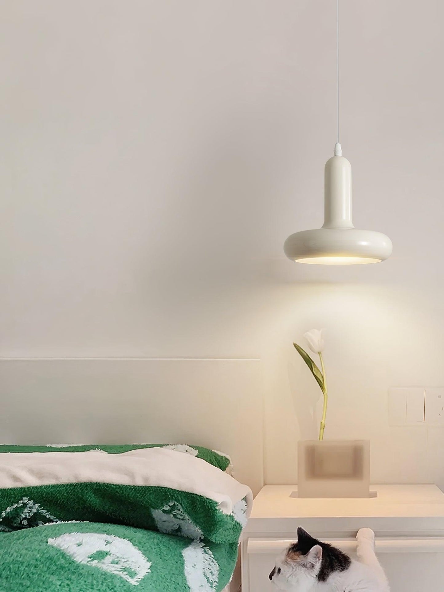Odense Cream Metal Pendant Light